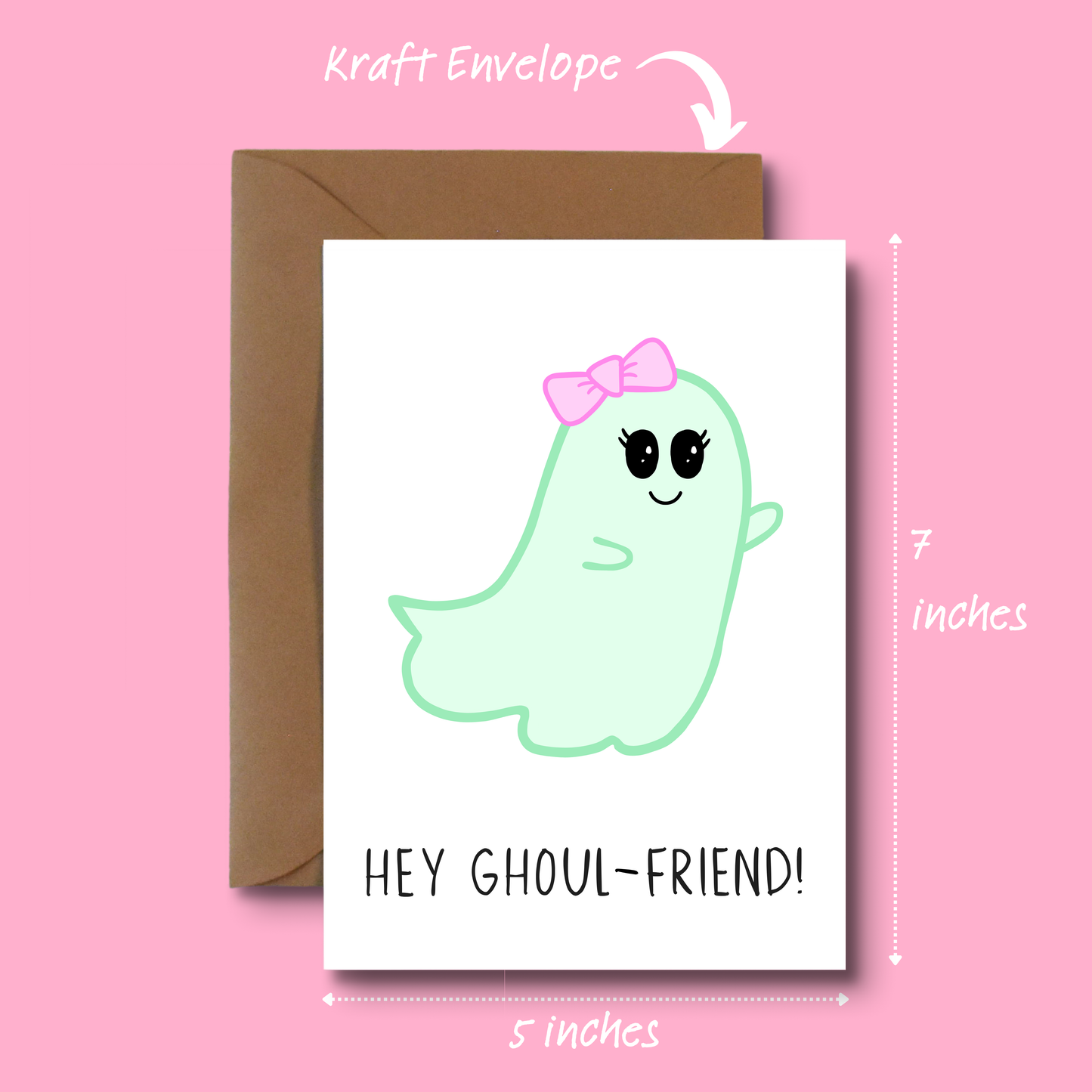 Halloween Card - Hey Ghoul-Friend!