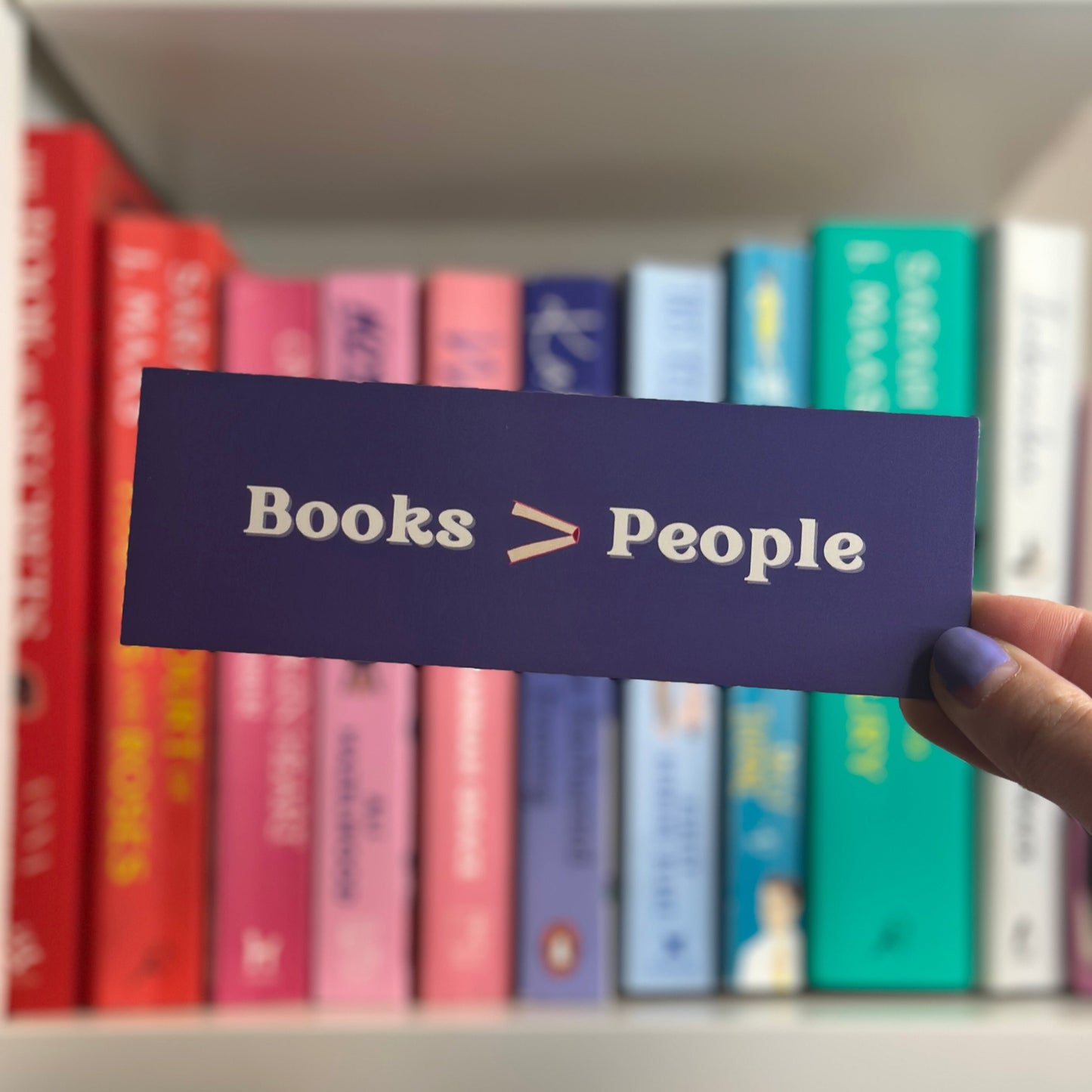 Books > People - Purple Bookmark