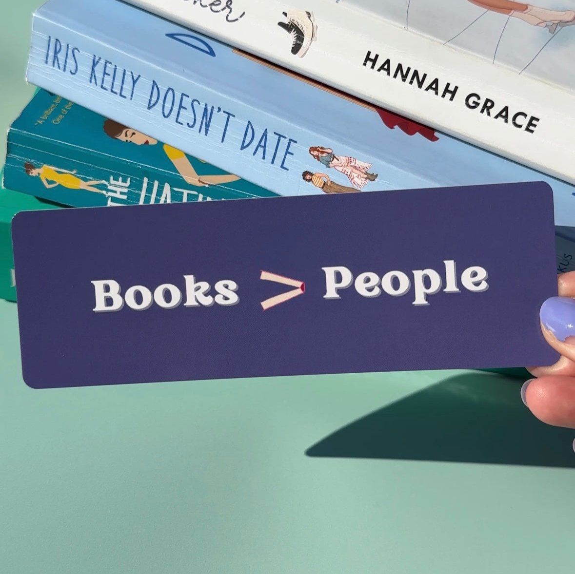 Books > People - Purple Bookmark