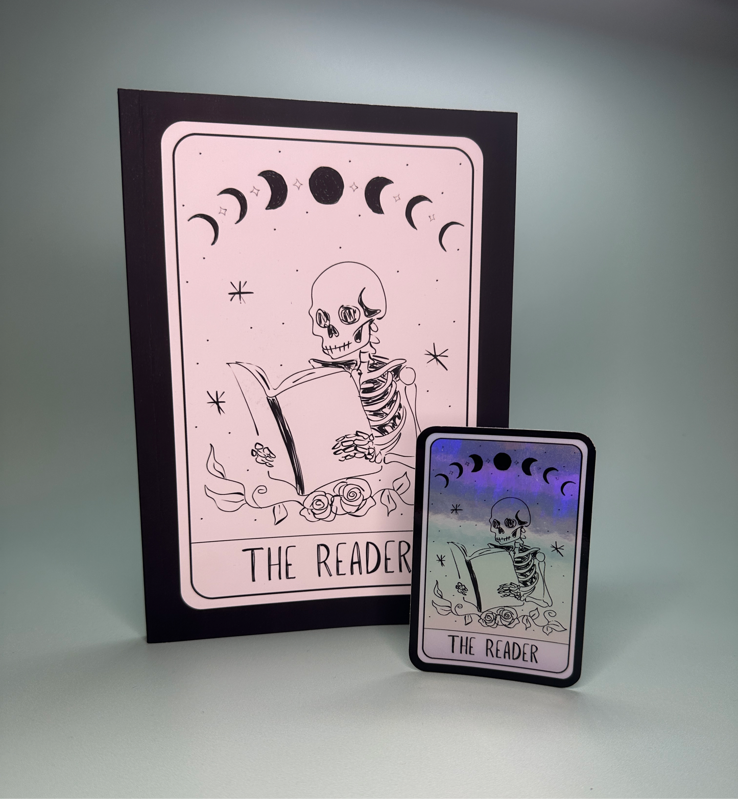 The Reader - Holographic Tarot Card Sticker