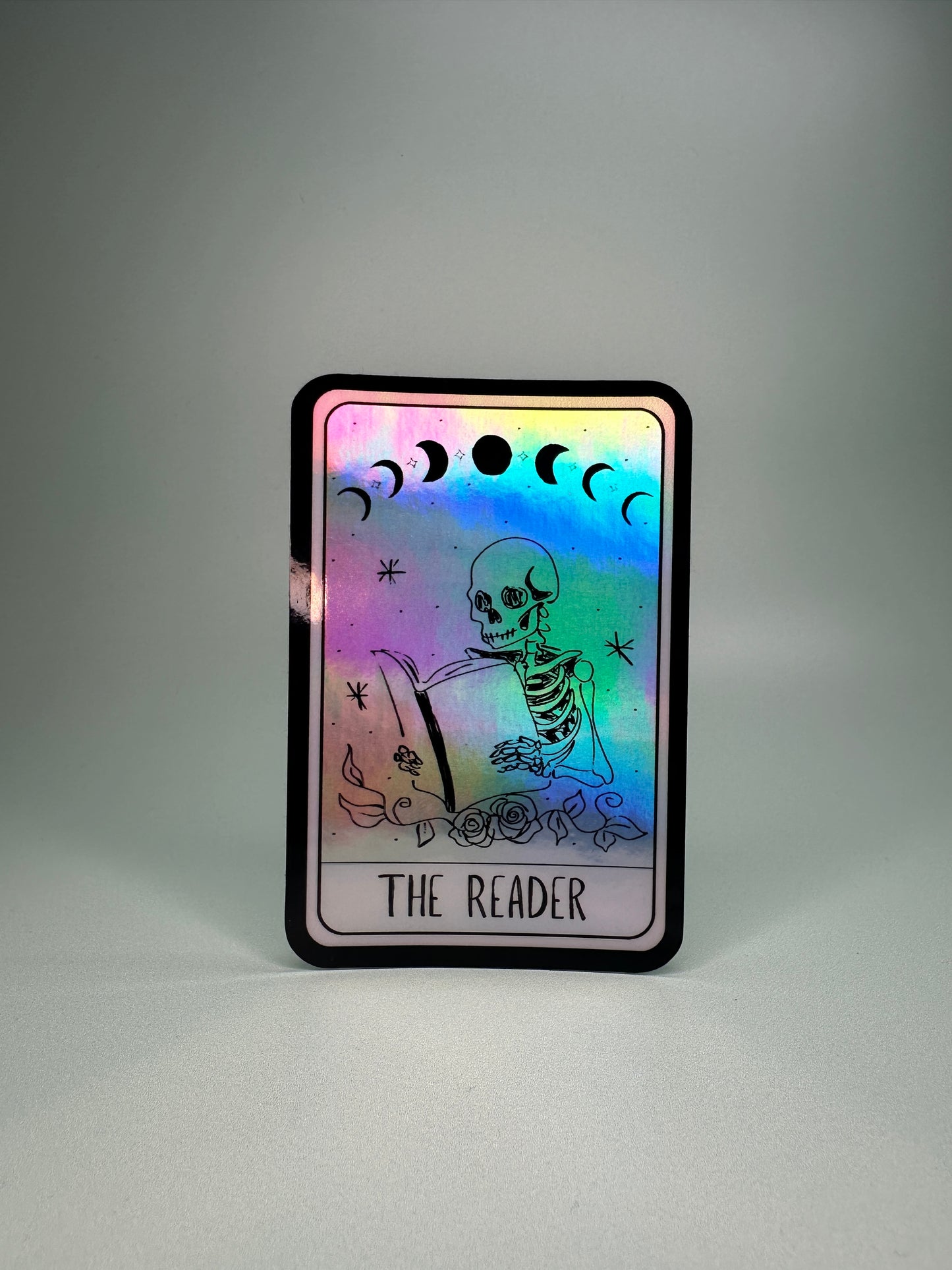 The Reader - Holographic Tarot Card Sticker